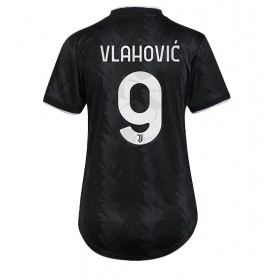 Damen Fußballbekleidung Juventus Dusan Vlahovic #9 Auswärtstrikot 2022-23 Kurzarm